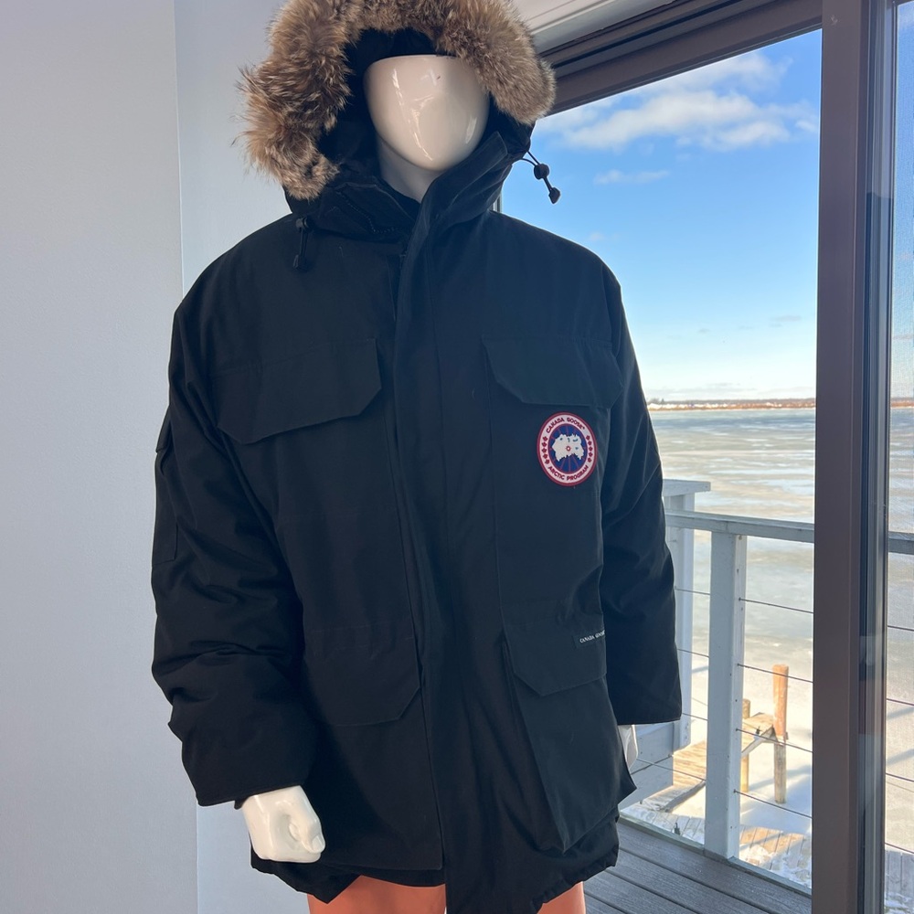 Canada Goose Black Performance Jacket with Weather-Resistant Fabric